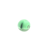 14MM Green Givre Round Glass Bead (24 pieces)