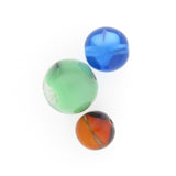 12MM Sapphire Givre Glass Bead (36 pieces)