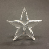 39MM Crystal Faceted Star Drop (24 pieces)