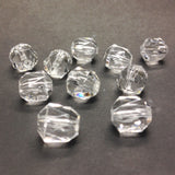 18MM Crystal Faceted Bead (24 pieces)