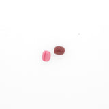 Small Pink Glass Oval Bead (144 pieces)