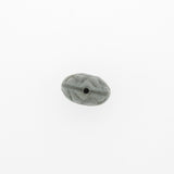 12MM Grey Glass Fancy Disc Bead (36 pieces)