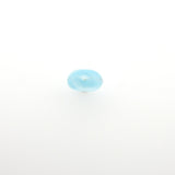 8MM Aqua Quartz Glass Disc Bead (72 pieces)