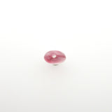 8MM Pink Quartz Glass Disc Bead (72 pieces)
