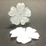 41MM Crystal Mat Flower Part (24 pieces)