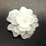 22MM Crystal Mat Flower Part (36 pieces)