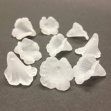 18MM Crystal Mat Flower Bead (36 pieces)