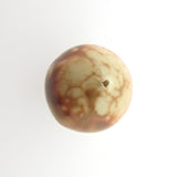 20MM Brown Marbled Paper Mache Bead (12 pieces)