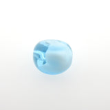 8MM Aqua Blue Givre Glass Bead (72 pieces)