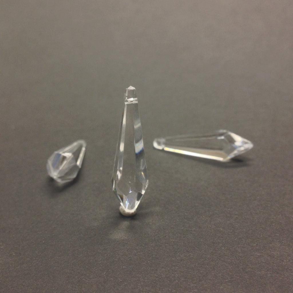26X8MM Crystal Faceted Drop (72 pieces)