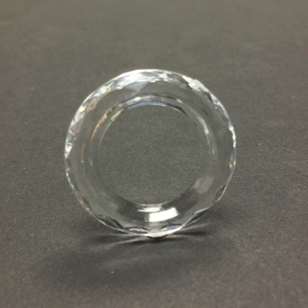 50MM Crystal Faceted Hoop (12 pieces)