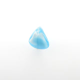 18MM Aqua Glass 3-Sided Bead (12 pieces)