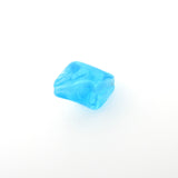 12X10MM Aqua Glass Nugget (36 pieces)