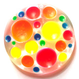 32MM Multicolor Crystal Round Drops (2 pieces)