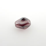 11X8MM Amethyst Luster Glass Oval Nugget Bead (36 pieces)