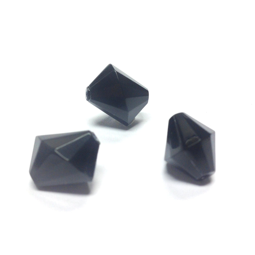 10MM Black Faceted Bead (200 pieces)