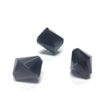 12MM Black Faceted Bead (100 pieces)