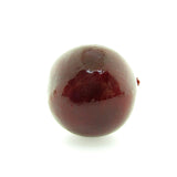 25MM Burgundy Paper Mache Bead (12 pieces)