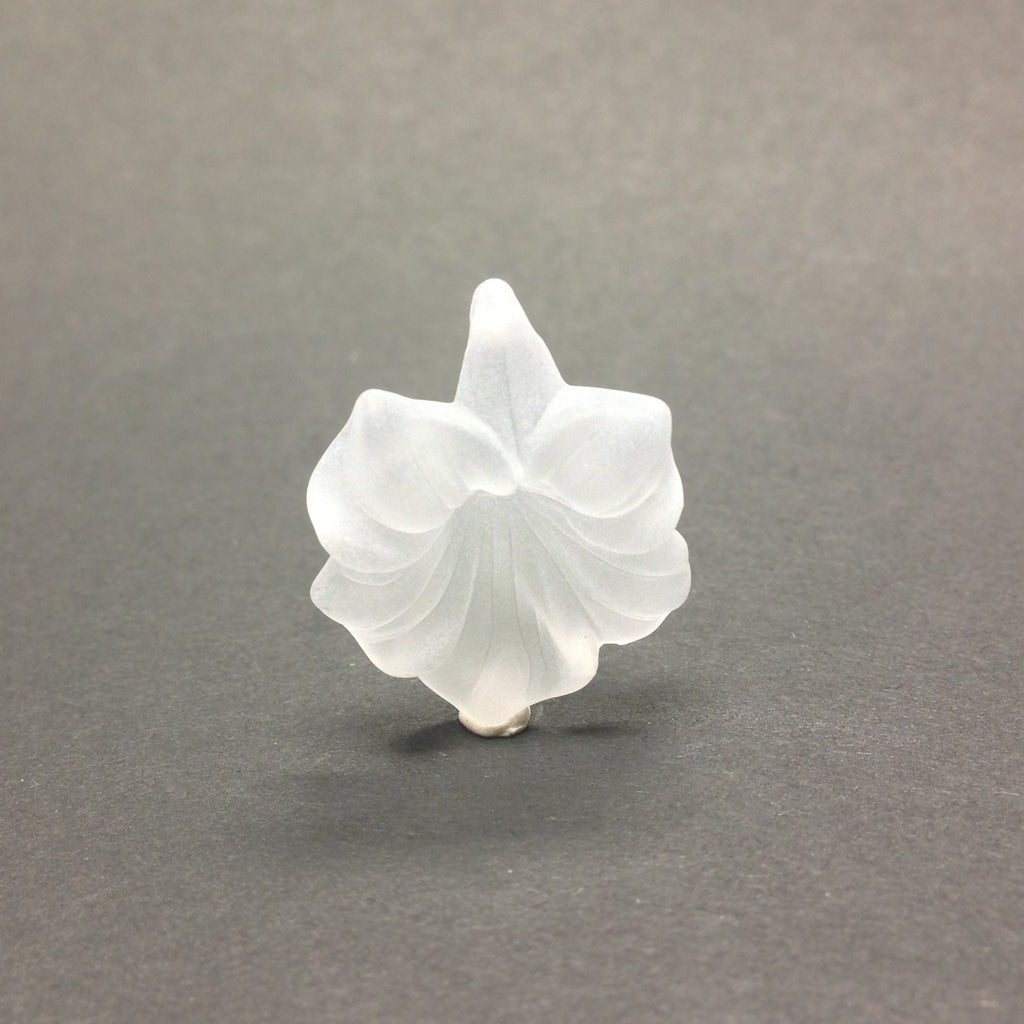 24X20MM Crystal Mat Flower Drop (72 pieces)
