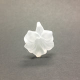 24X20MM Crystal Mat Flower Drop (72 pieces)