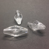 35X17MM Crystal Faceted Oval Bead (24 pieces)
