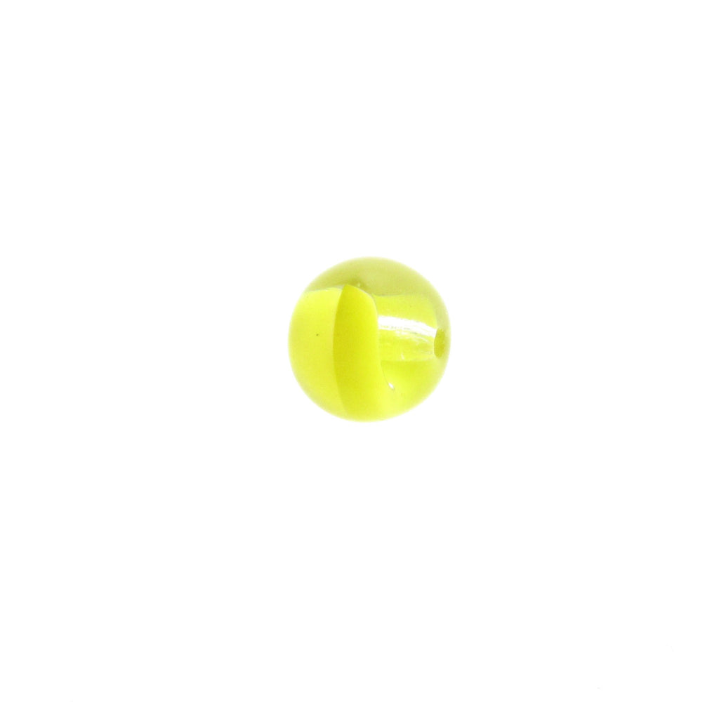 8MM Yellow Glass Round Bead (72 pieces)