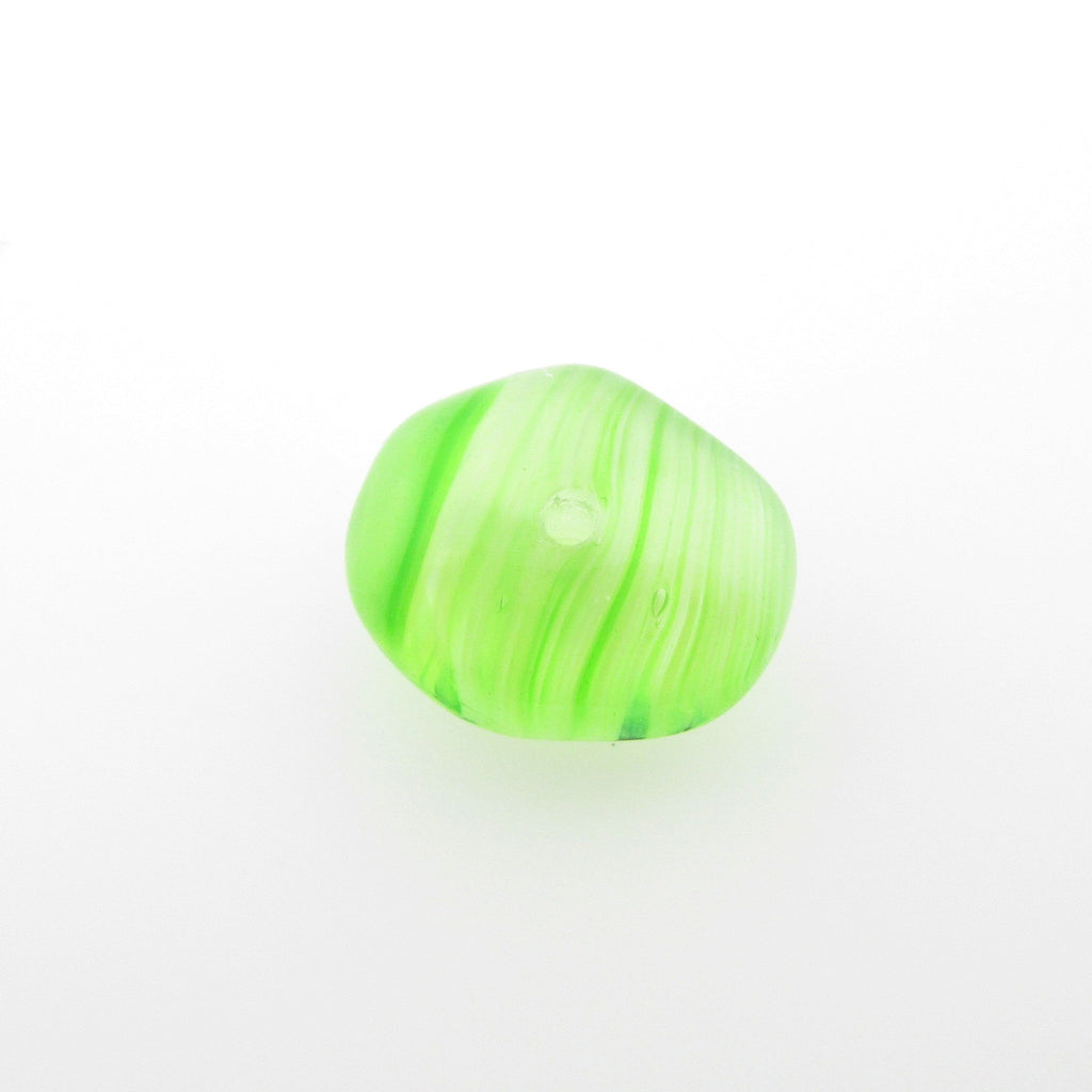 9MM Green Baroque Rondel Bead (72 pieces)