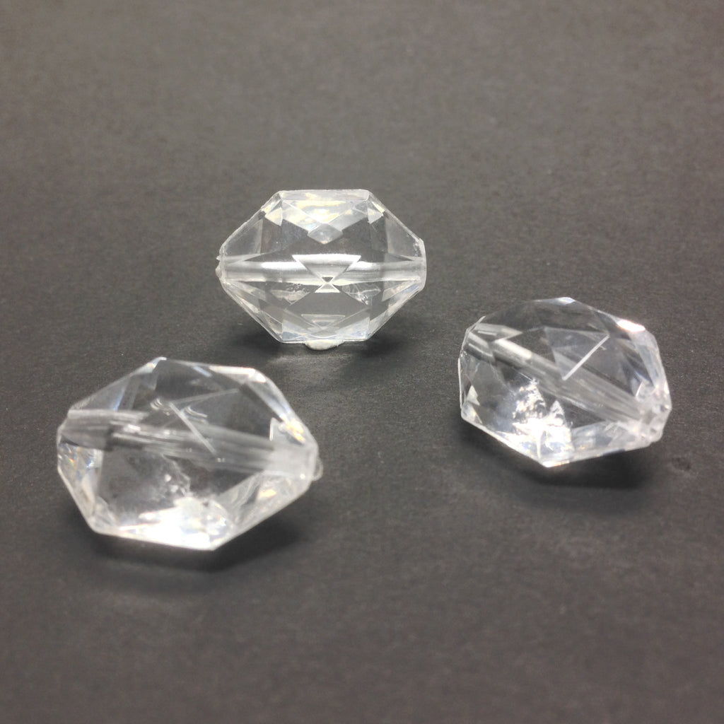 18X14MM Crystal Faceted Bead (36 pieces)