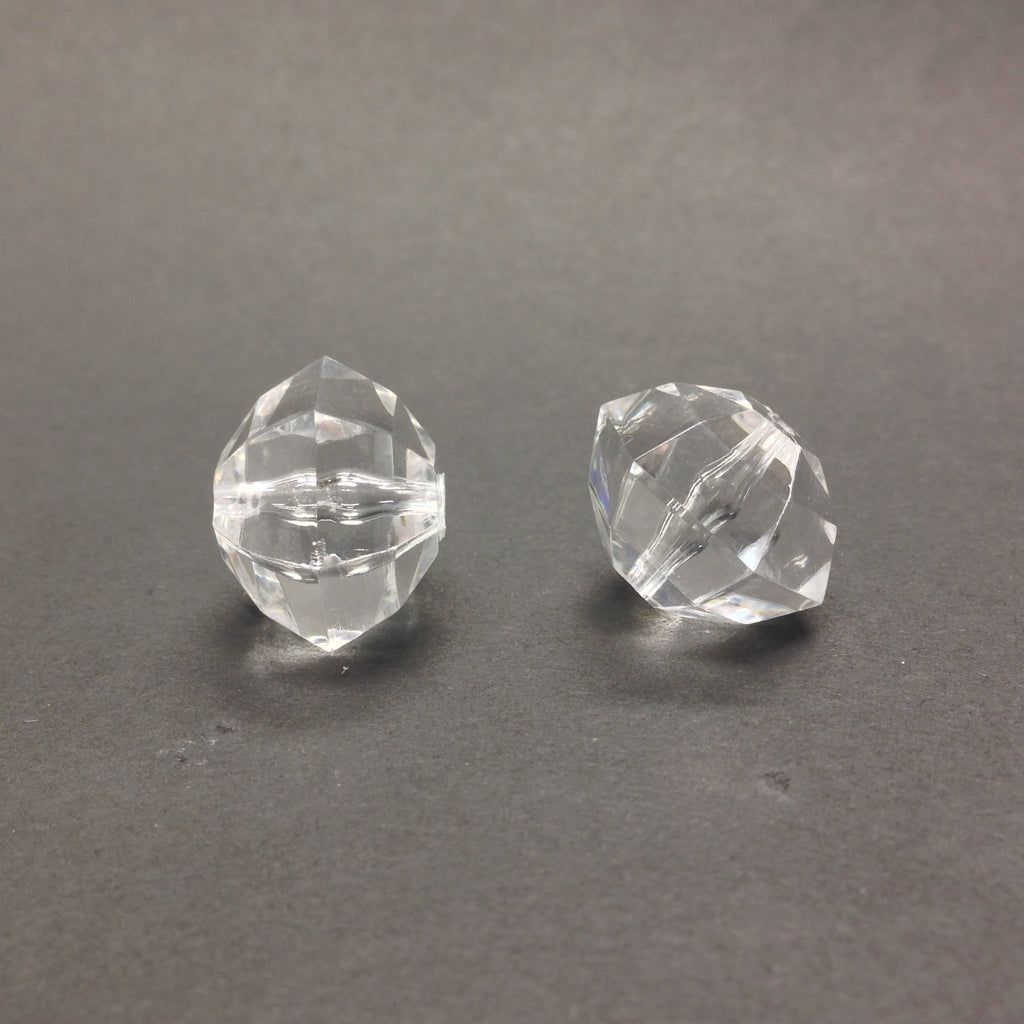 18X13MM Crystal Faceted Rondel Bead (72 pieces)