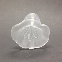 34X38MM Crystal Mat Flower Drop (12 pieces)