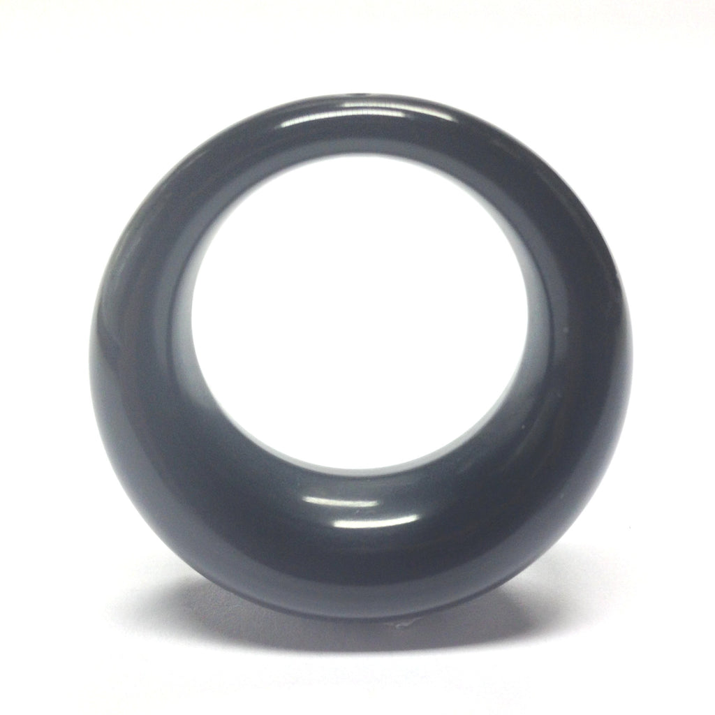 36MM Black Hoop Drop (12 pieces)