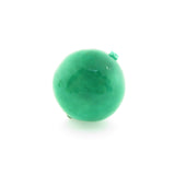 15MM Green Paper Mache Bead (12 pieces)