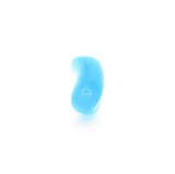 Large Flat Aqua Opal Glass Bead (12 pieces)