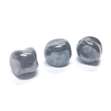 14MM Gunmetal Glass Nugget Bead (12 pieces)