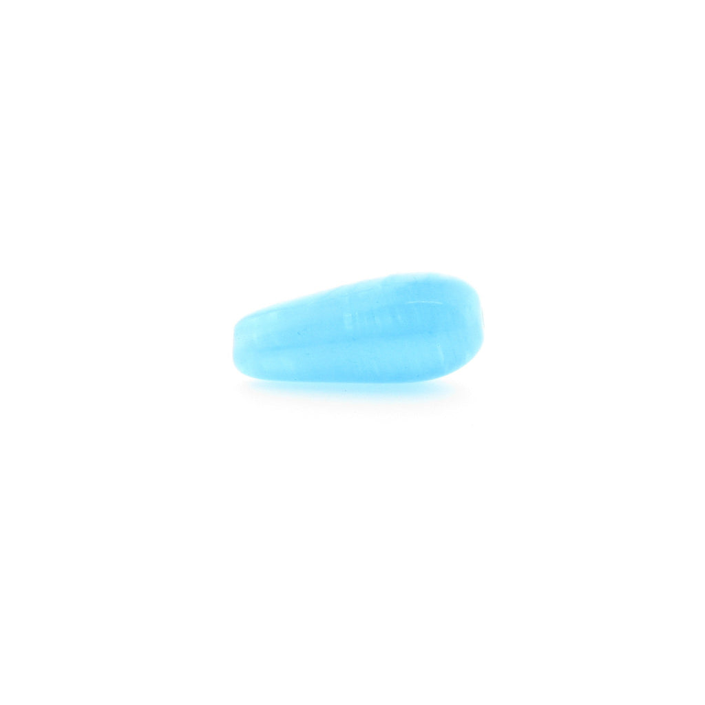 15X6MM Aqua Quartz Pear Glass Bead ( 72 pieces)