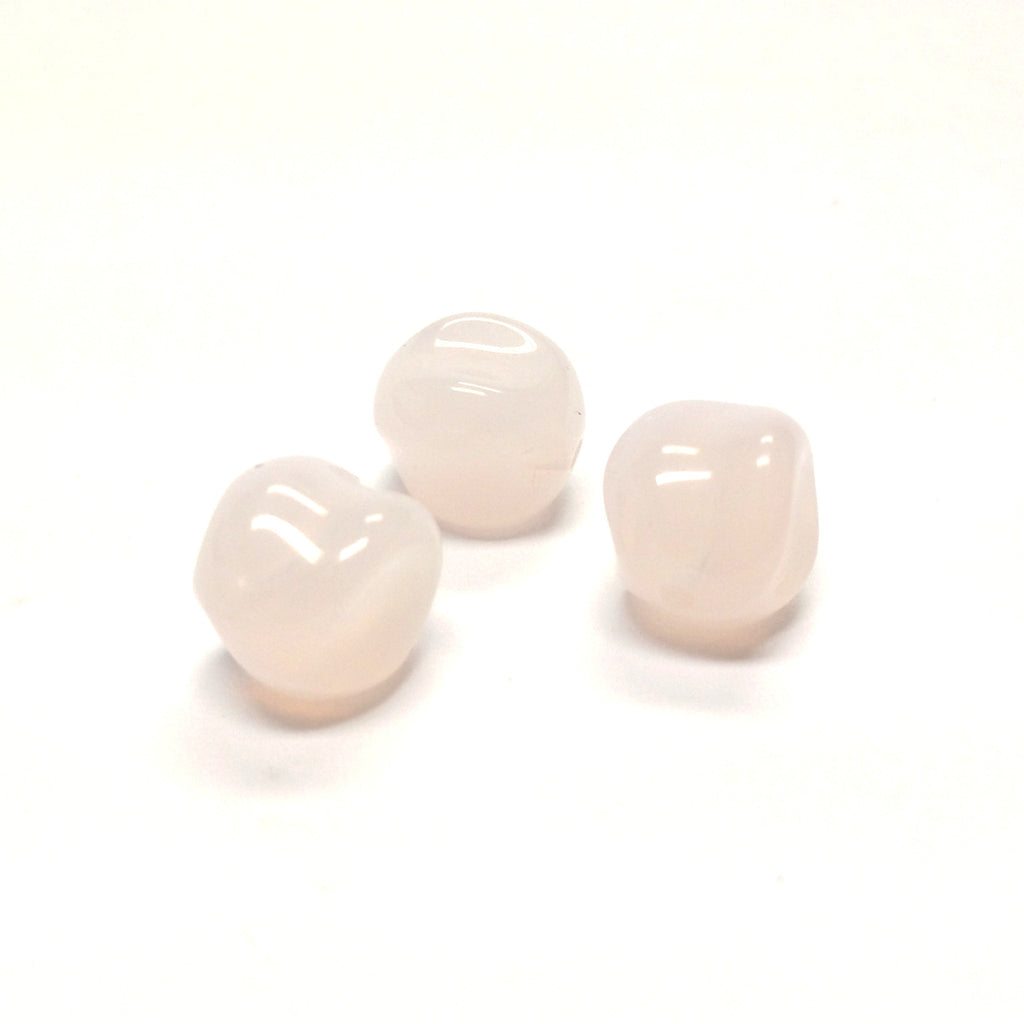 12MM Pink Opal Glass Nugget Bead (36 pieces)