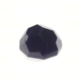 25MM Black Faceted Cab (24 pieces)