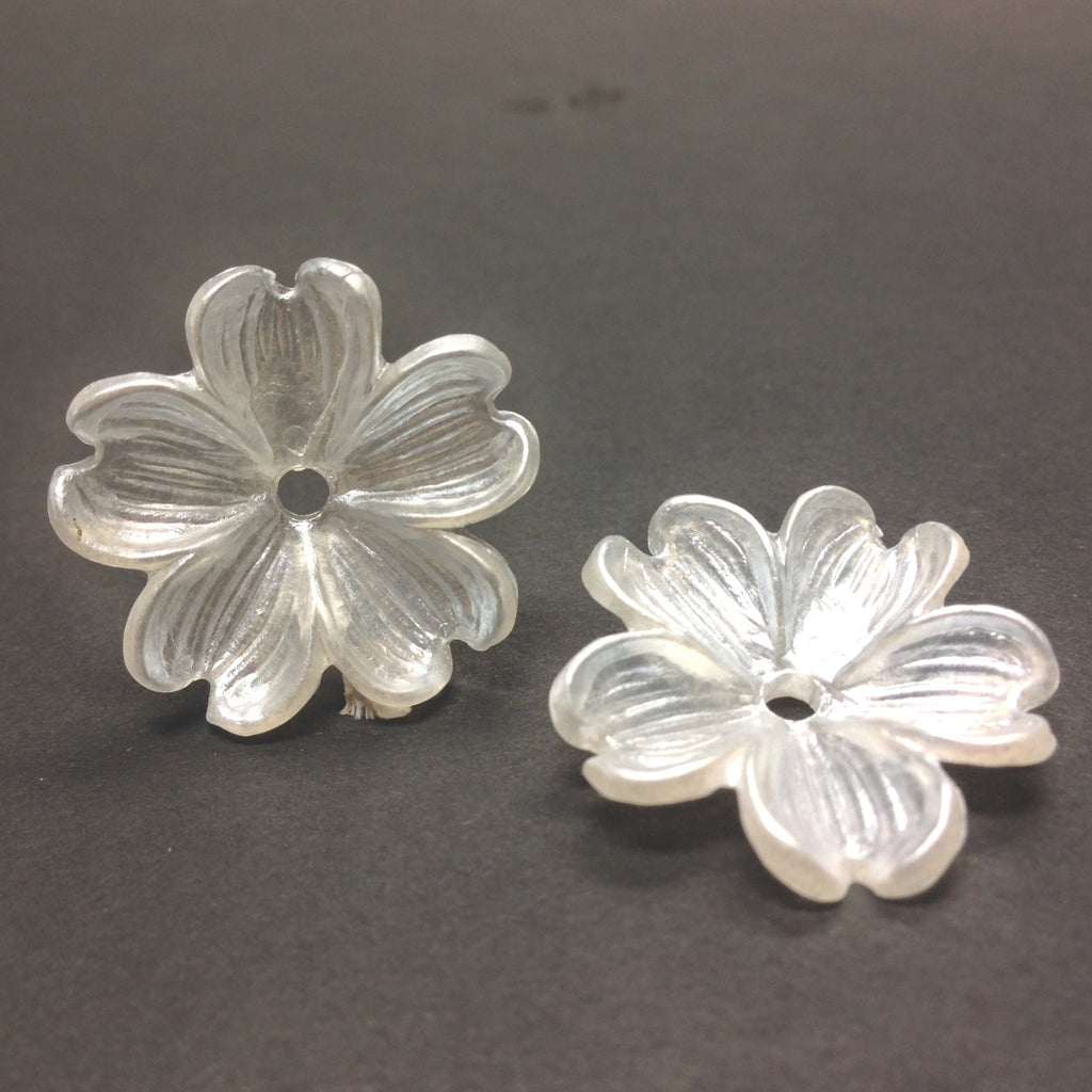 23MM White Pearl Flower Bead (36 pieces)