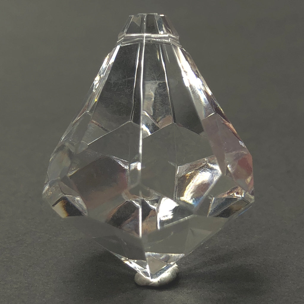 38X31MM Crystal Faceted Acrylic Drop (6 pieces)