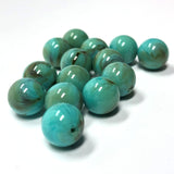 10MM Turquoise Matrix Color Round Acrylic Bead (1200 pieces)