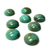 3MM Turquoise Matrix Color Round Acrylic Cab (1200 pieces)