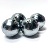 20MM Gunmetal Paper Mache Bead (12 pieces)