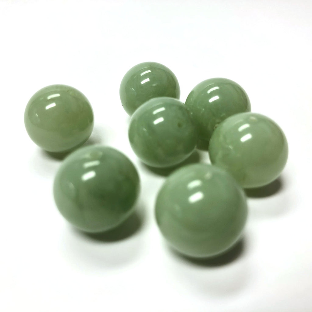 12MM Green "Agate" Acrylic Beads (72 pieces)