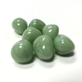 12X16MM Green "Agate" Nugget Acrylic Bead (36 pieces)