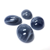 18X13MM Blue "Agate" Oval Acrylic Cab (36 pieces)