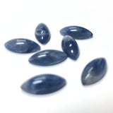 15X7MM Blue "Agate" Navette Acrylic Cab (72 pieces)