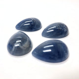 18X13MM Blue "Agate" Pear Acrylic Cab (72 pieces)