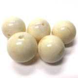 6MM "Ivorine" Round Acrylic Beads (300 pieces)