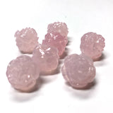 6MM Pink Opal Rose Flower Acrylic Bead (144 pieces)