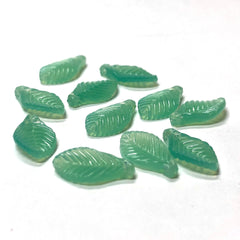 13MM Green Opal Acrylic Leaf Drop (144 pieces)